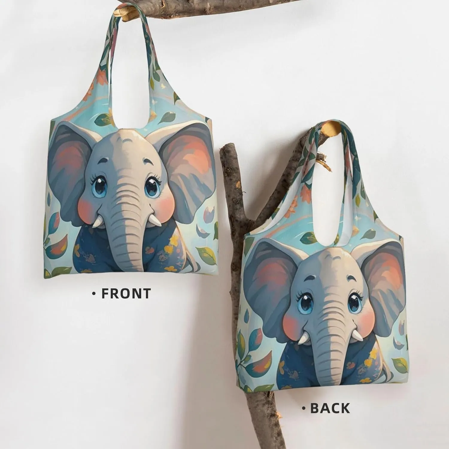 Canvas Tote Bag Lightweight Reusable Grocery Shopping Bag Pitbull Dogs Handbag for Women Men