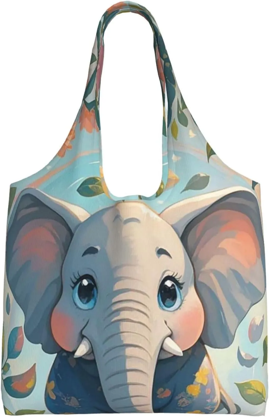 Canvas Tote Bag Lightweight Reusable Grocery Shopping Bag Pitbull Dogs Handbag for Women Men
