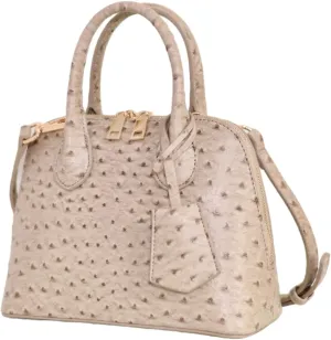 Carrot's Den Small Handbag, Purse for Women | Cute Dome Satchel Crossbody with Adjustable Strap, Pocket, and Keychain