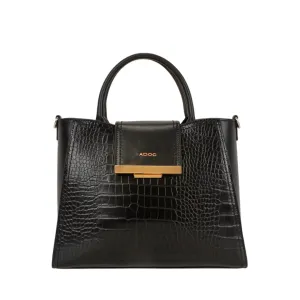 Cartera satchel Edel para mujer color negro