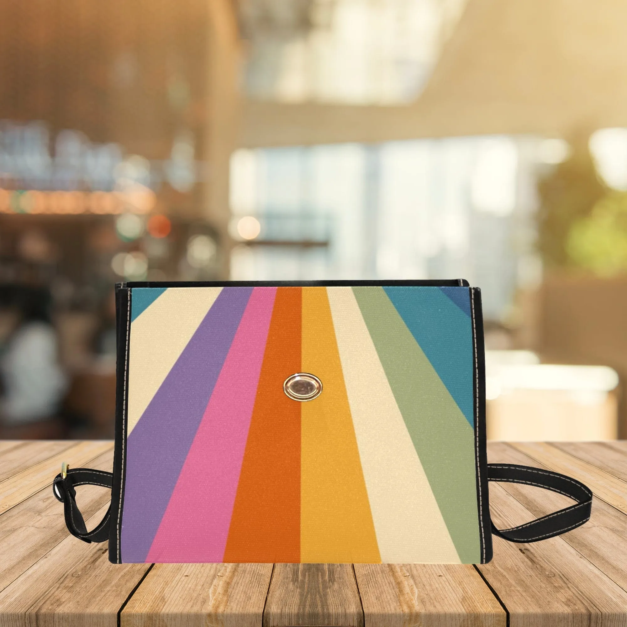 Cascading Sun Rays | Canvas Satchel Bag
