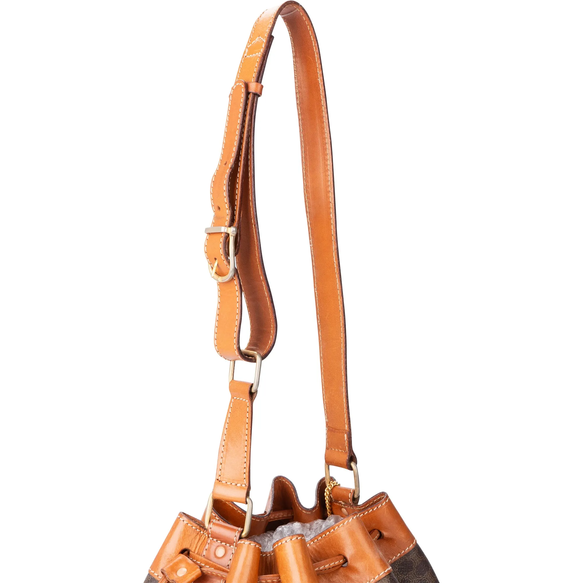 Celine Maccadam Monogram Bucket Shoulder Bag