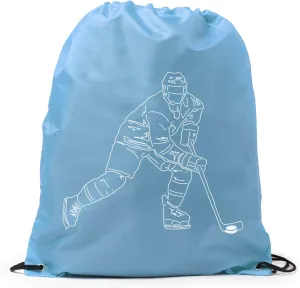 ChalkTalkSPORTS Hockey Sport Pack Cinch Sack | Hockey Player Sketch