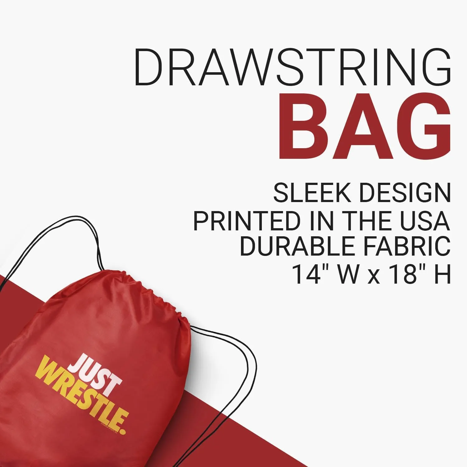 ChalkTalkSPORTS Wrestling Sport Pack Cinch Sack | Just Wrestle