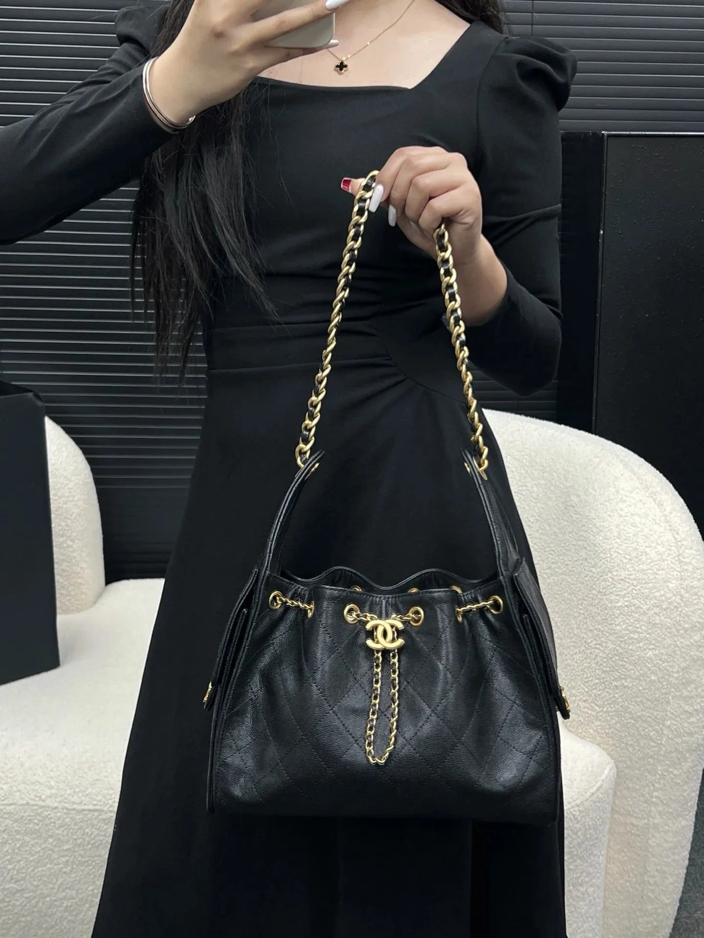 Chanel 25C Medium Hobo Travel Bag