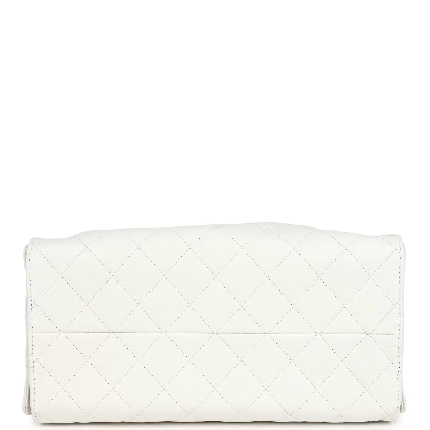 Chanel Medium 25 Hobo Bag White Caviar Antique Gold Hardware