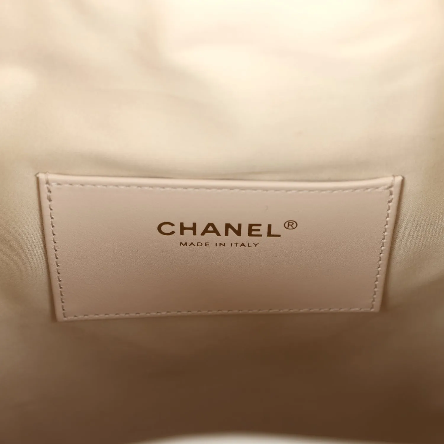 Chanel Medium 25 Hobo Bag White Caviar Antique Gold Hardware