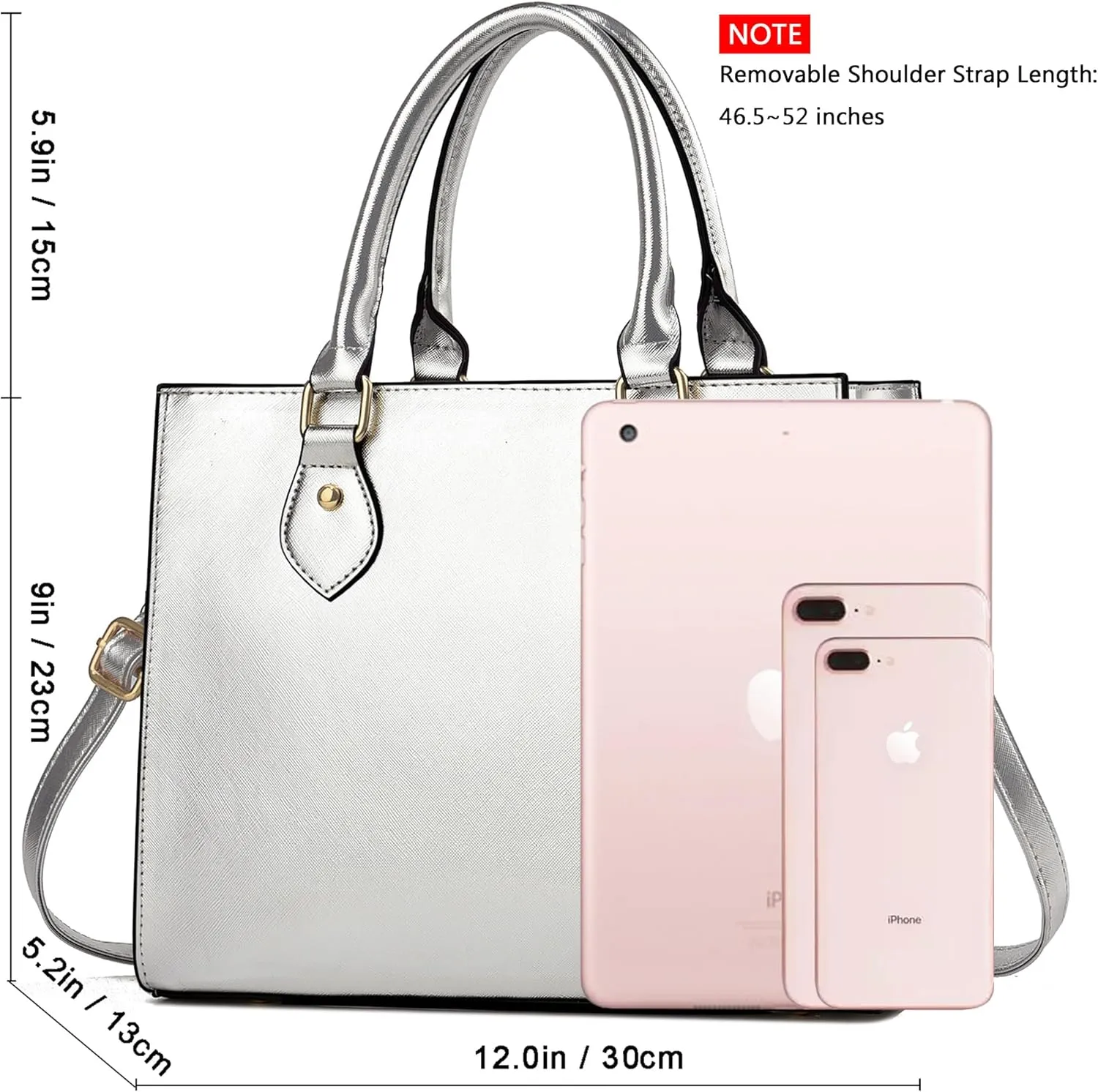 CHICAROUSAL Crossbody Purses and Handbags for Women PU Leather Tote Top Handle Satchel Shoulder Bags
