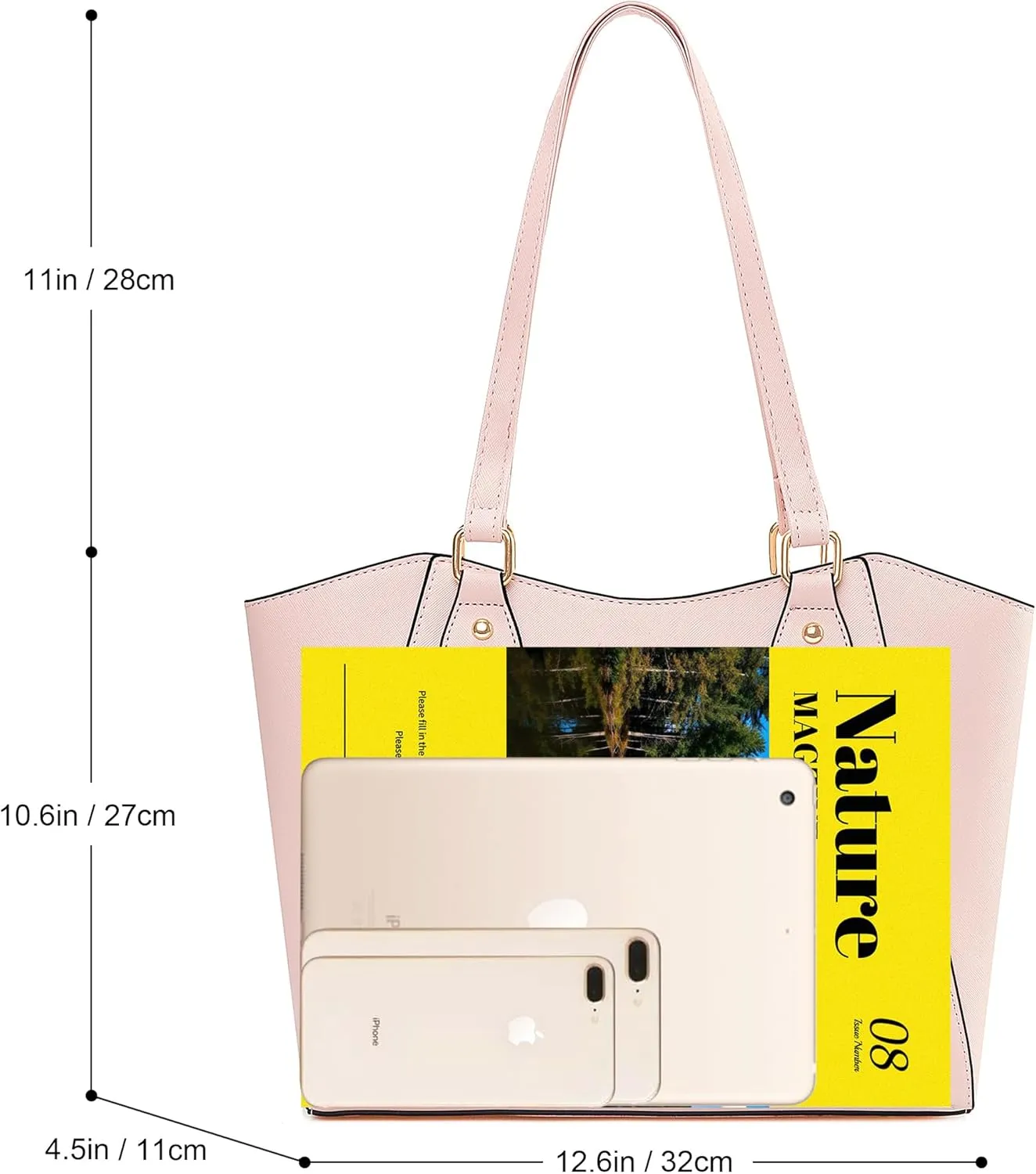 CHICAROUSAL Tote Bag for Women Large Handbags and Purses for Women PU Leather Womens Shoulder Bags