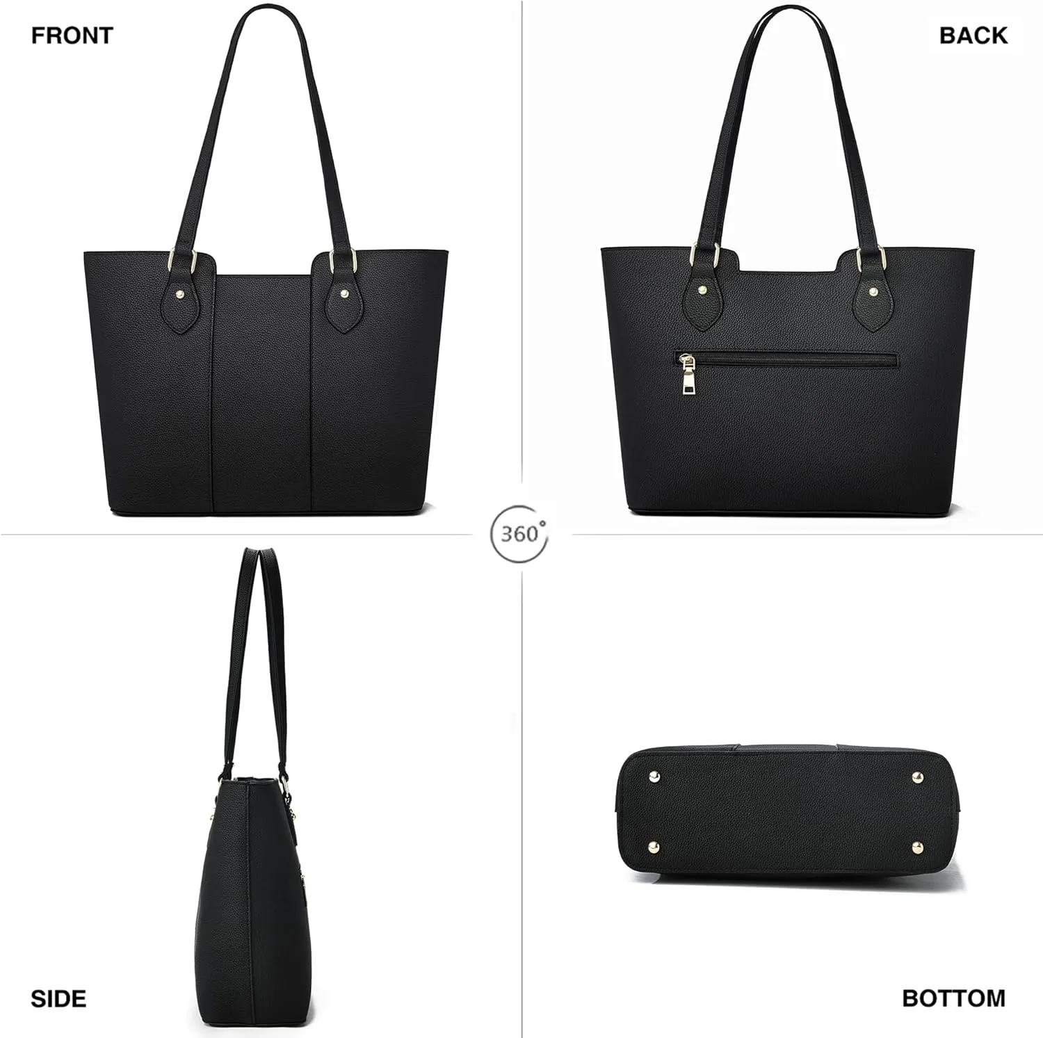 CHICAROUSAL Tote Bag for Women Large Handbags and Purses for Women PU Leather Womens Shoulder Bags