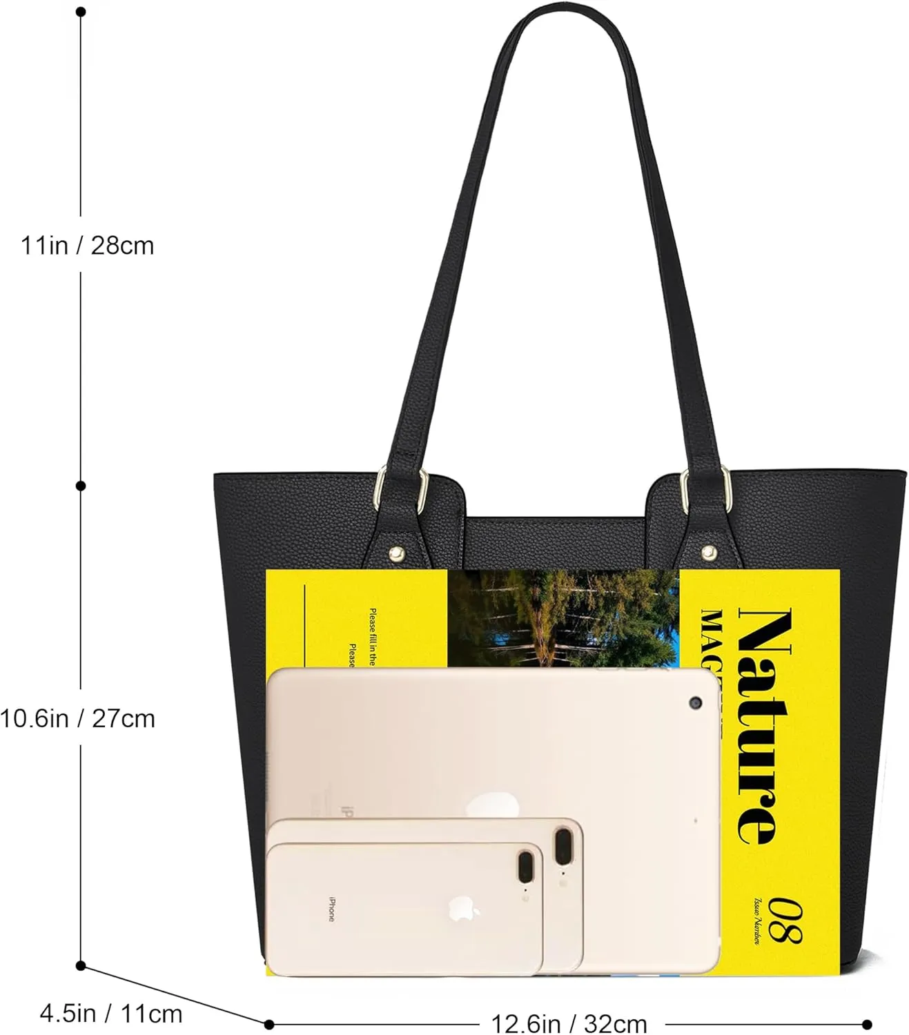 CHICAROUSAL Tote Bag for Women Large Handbags and Purses for Women PU Leather Womens Shoulder Bags