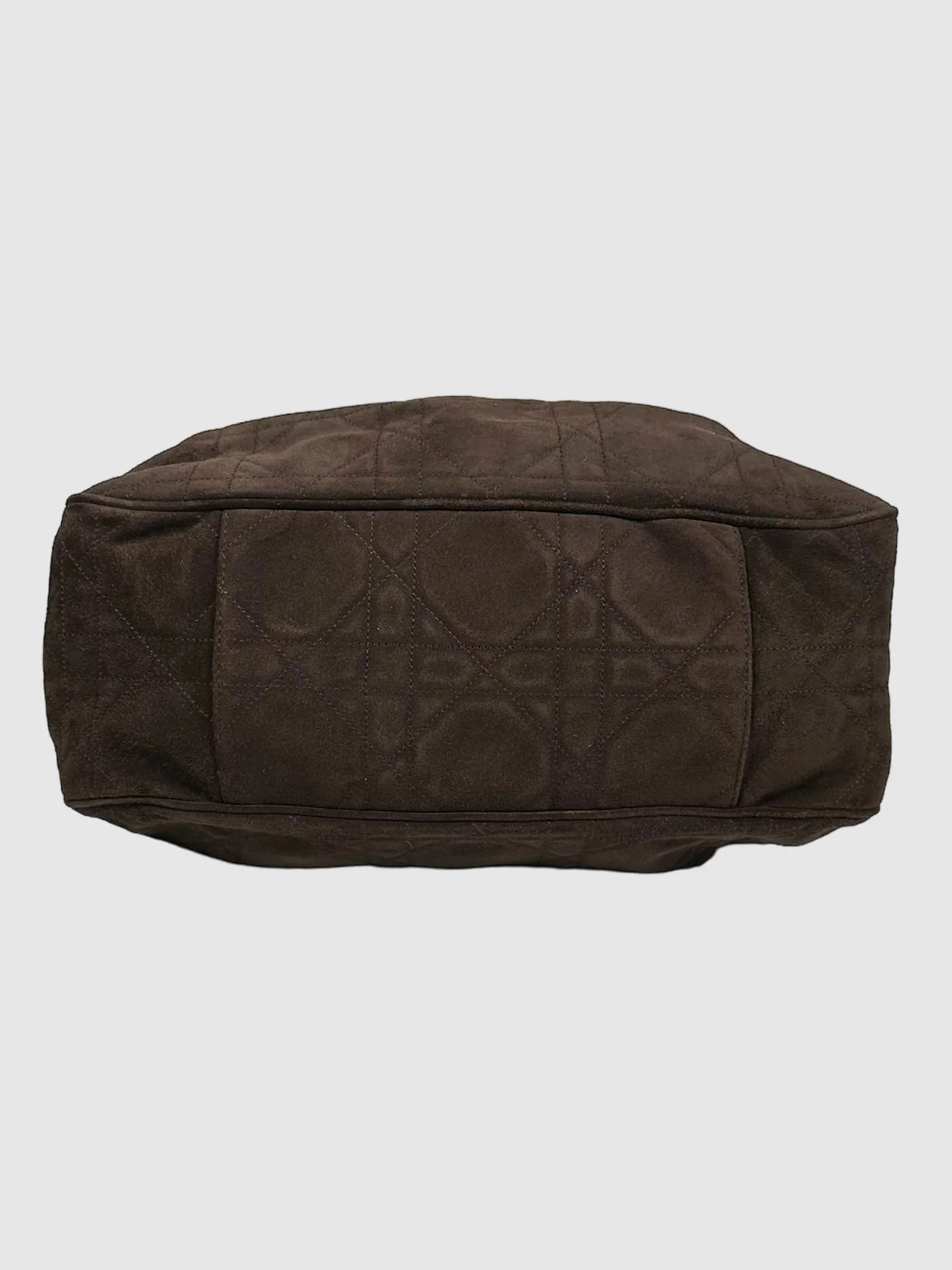 Christian Dior Large Cannage Drawstring Hobo Bag