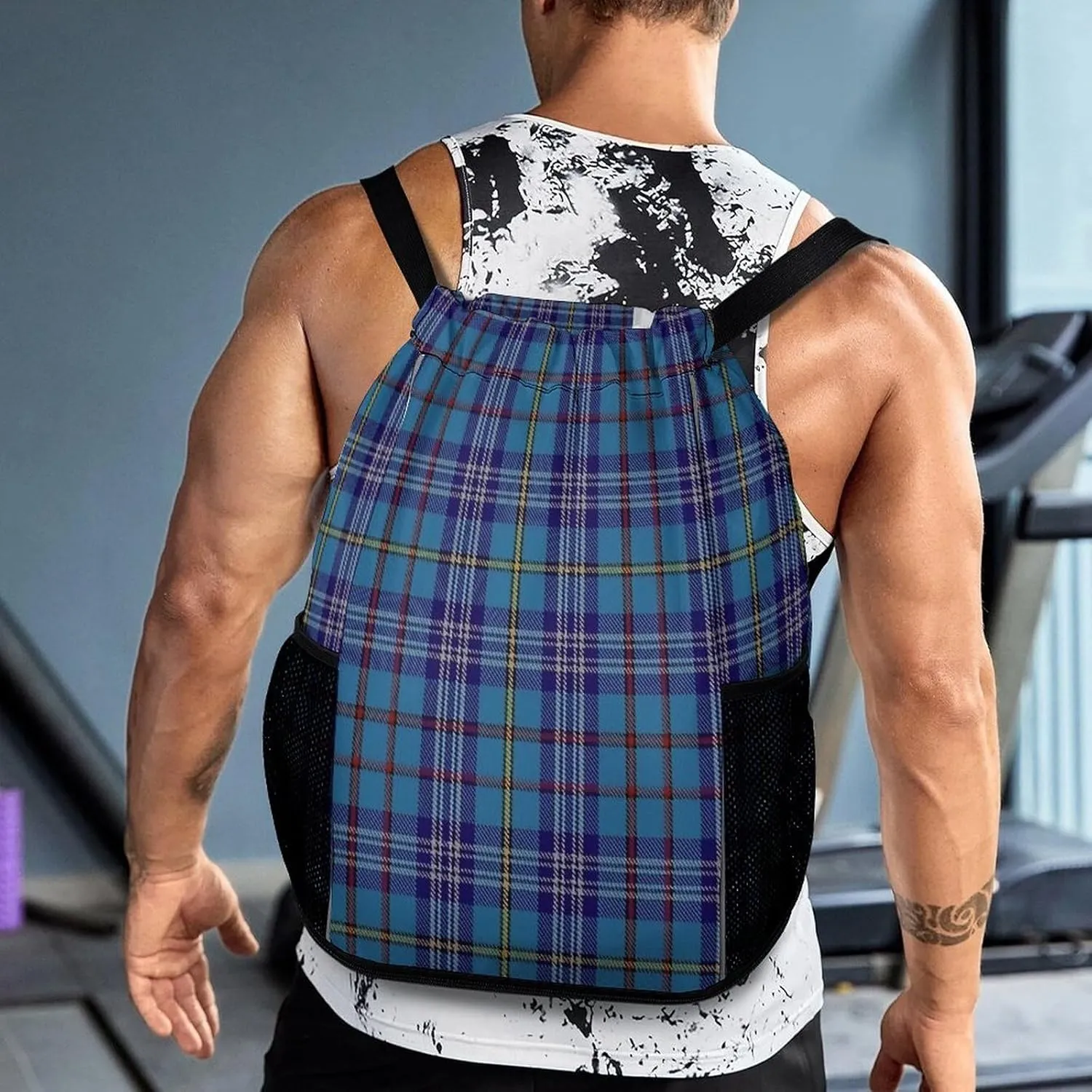 Citadel Military Academy Tartan Sports Bundle Pocket with Dry Wet Separation Unisex