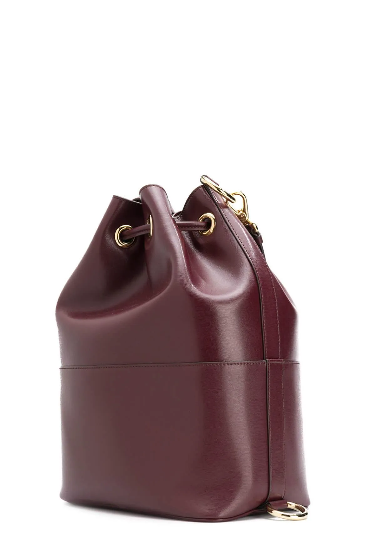 City Drawstring Bag Burgundy