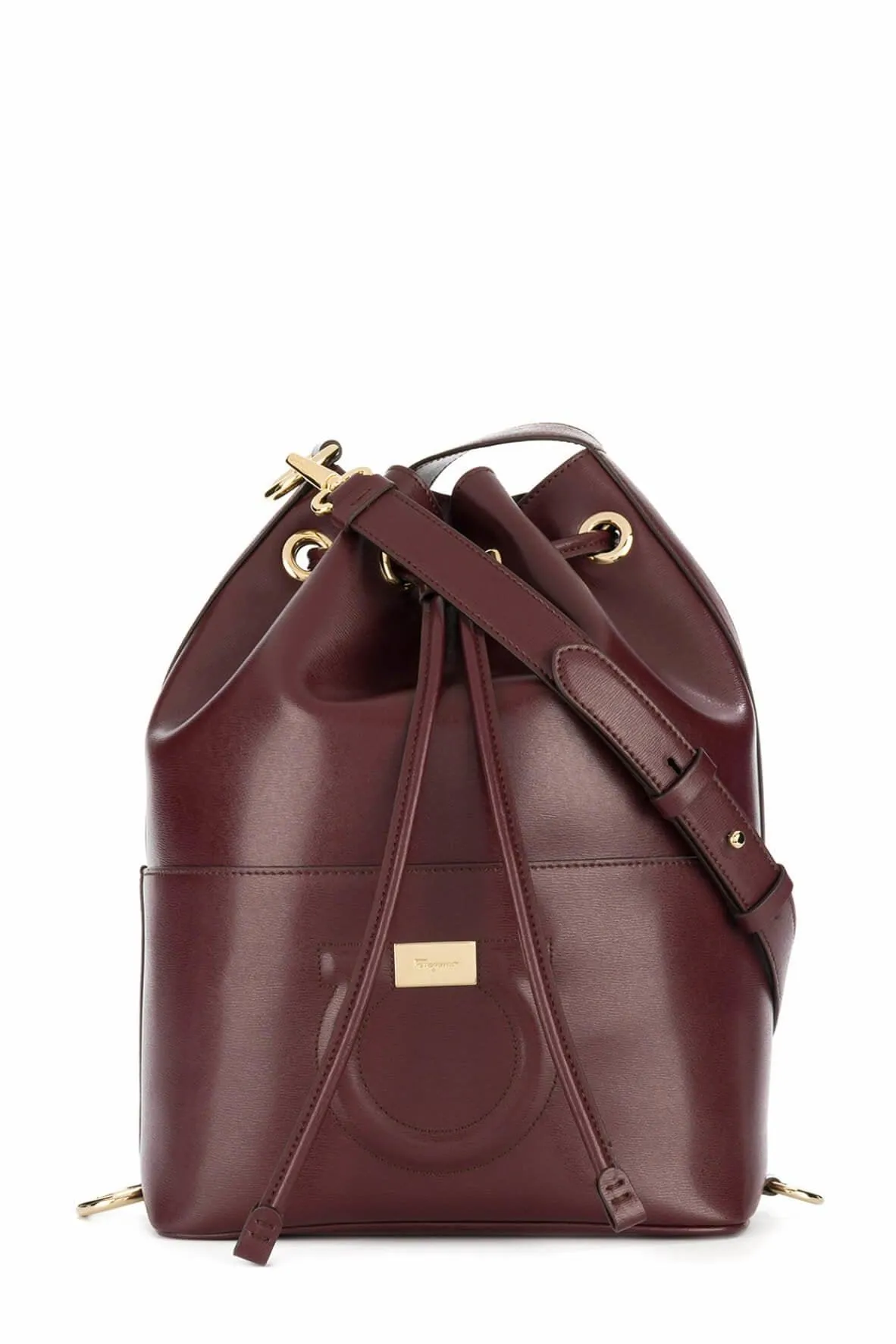 City Drawstring Bag Burgundy