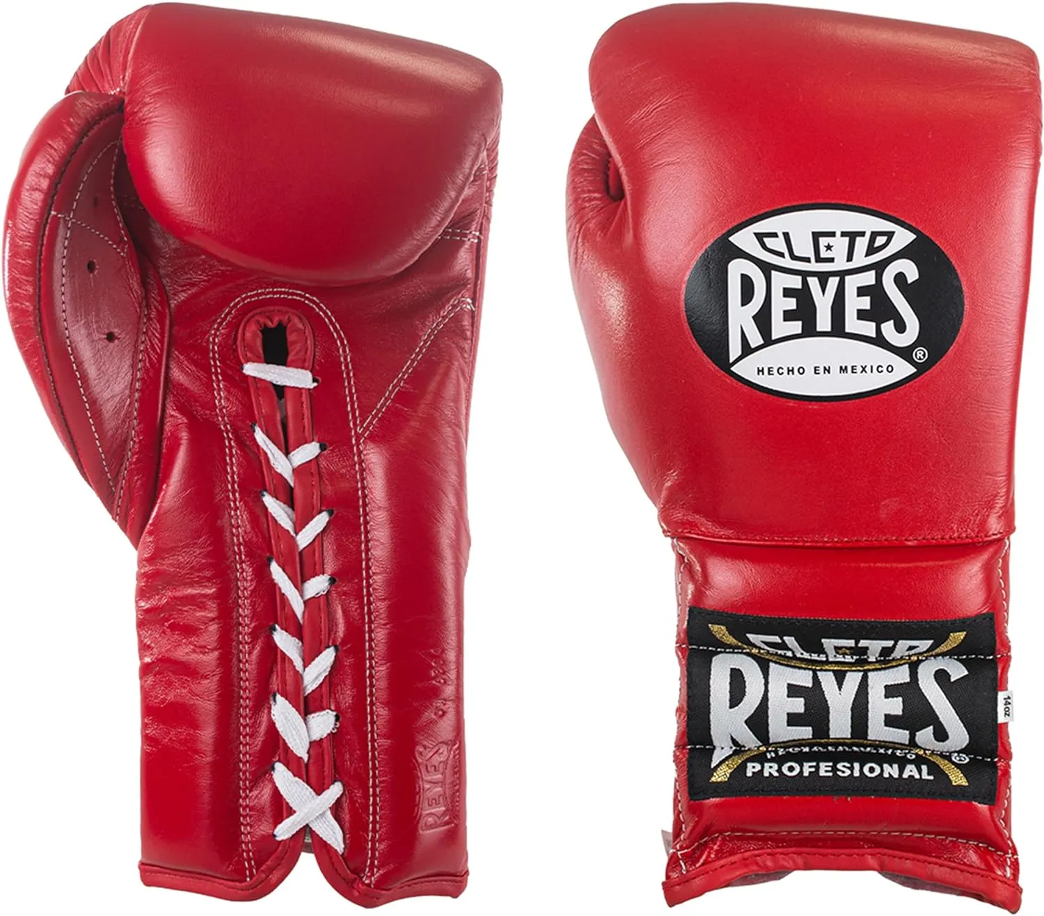 CLETO REYES Traditional Professional Boxing Gloves with Laces for Training, Sparring and Heavy Punching Bags for Men and Women, MMA, Kickboxing, Muay Thai