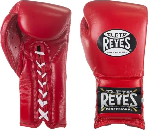 CLETO REYES Traditional Professional Boxing Gloves with Laces for Training, Sparring and Heavy Punching Bags for Men and Women, MMA, Kickboxing, Muay Thai