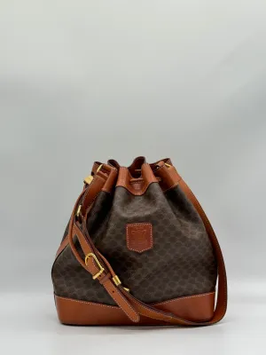 Céline Macadam Bucket Bag