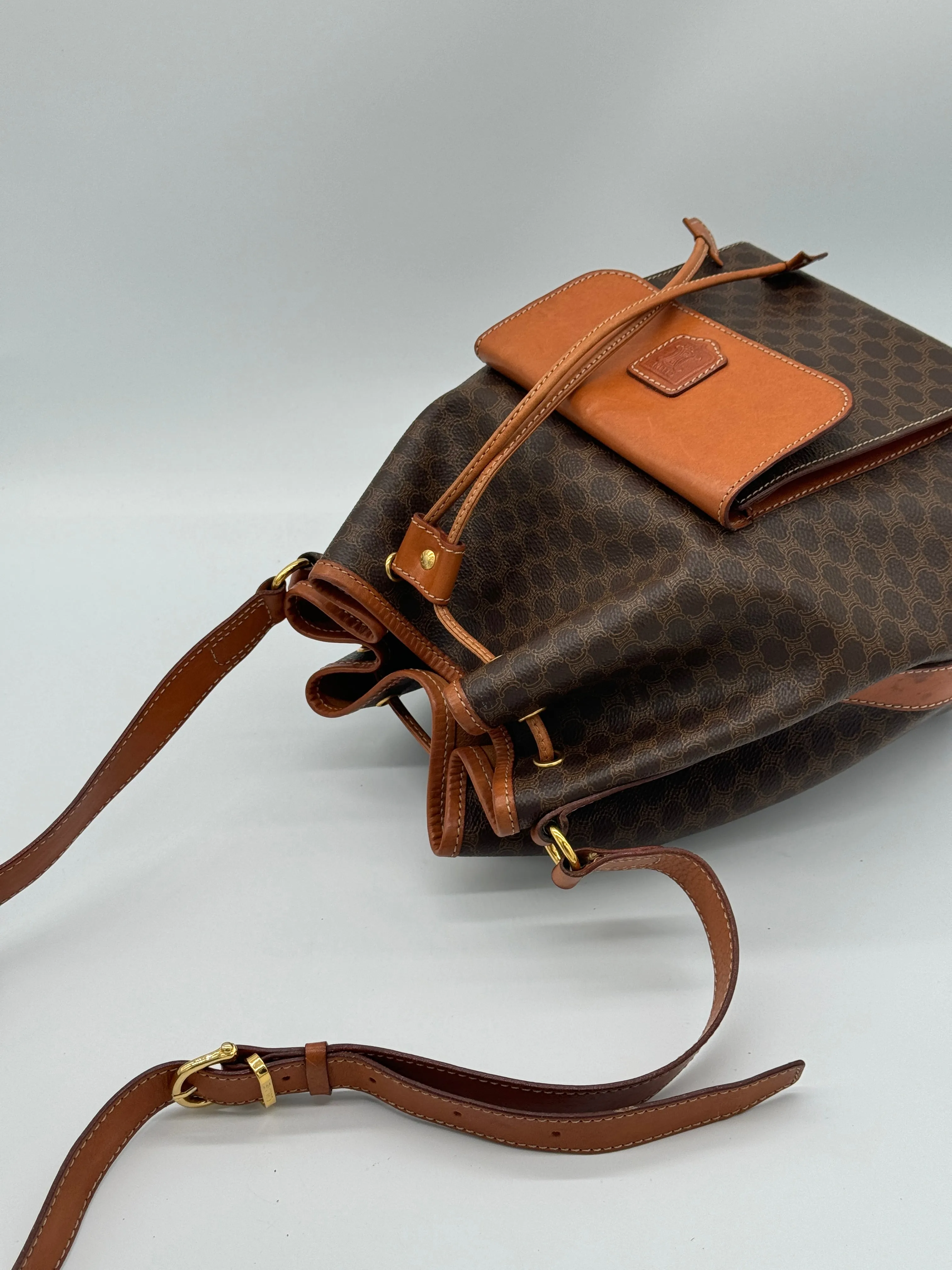 Céline Macadam Bucket Bag