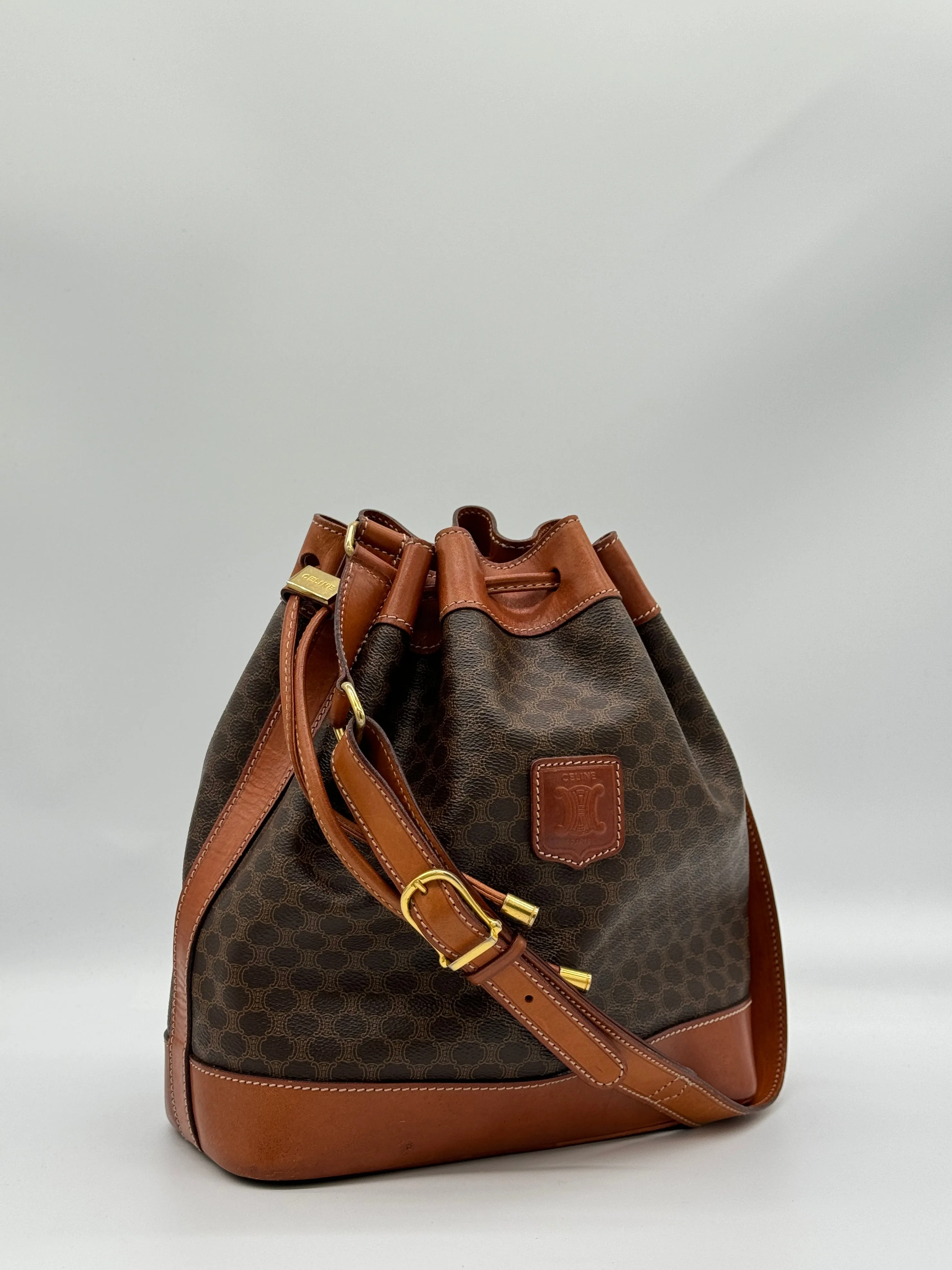 Céline Macadam Bucket Bag