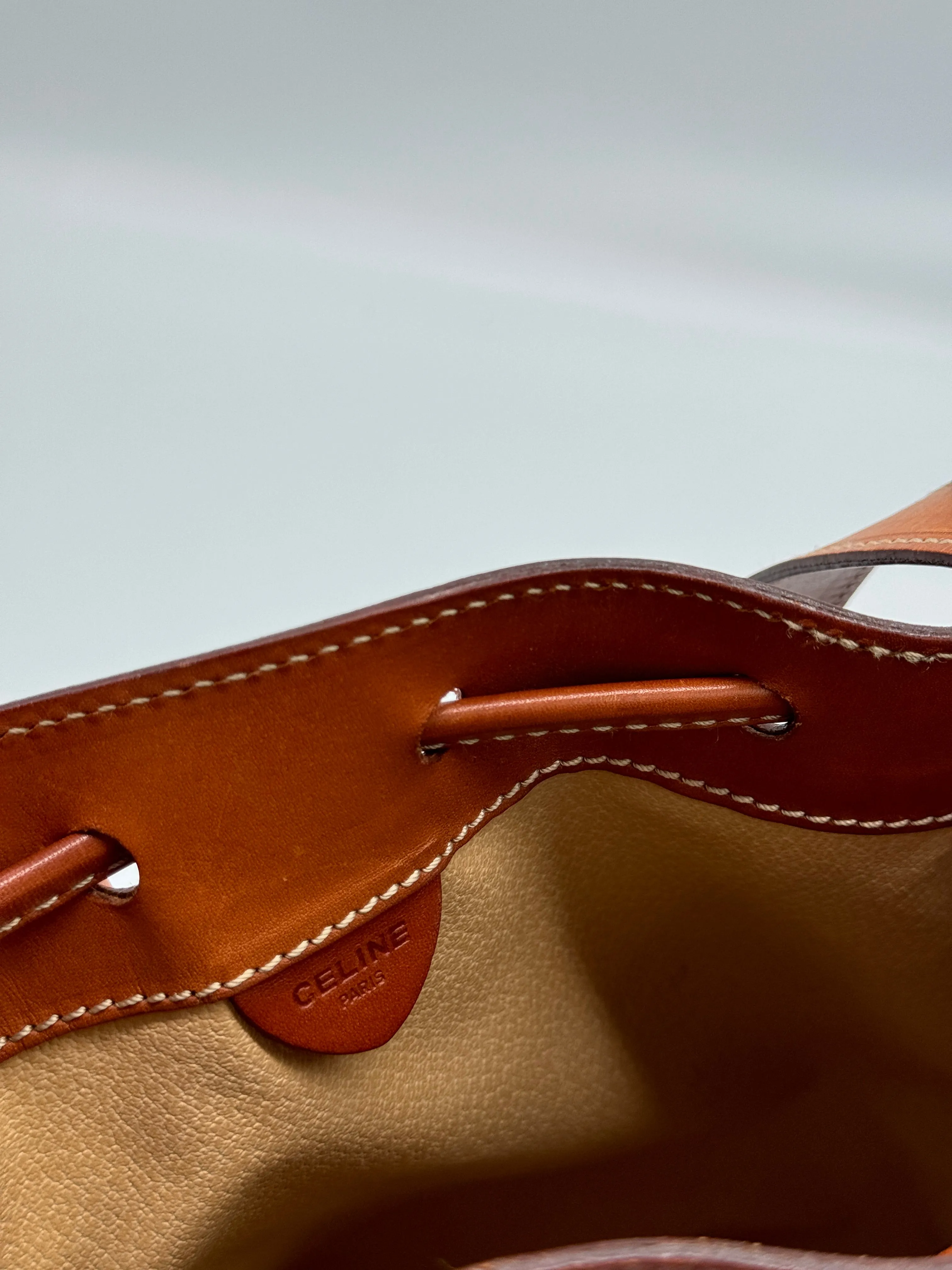 Céline Macadam Bucket Bag