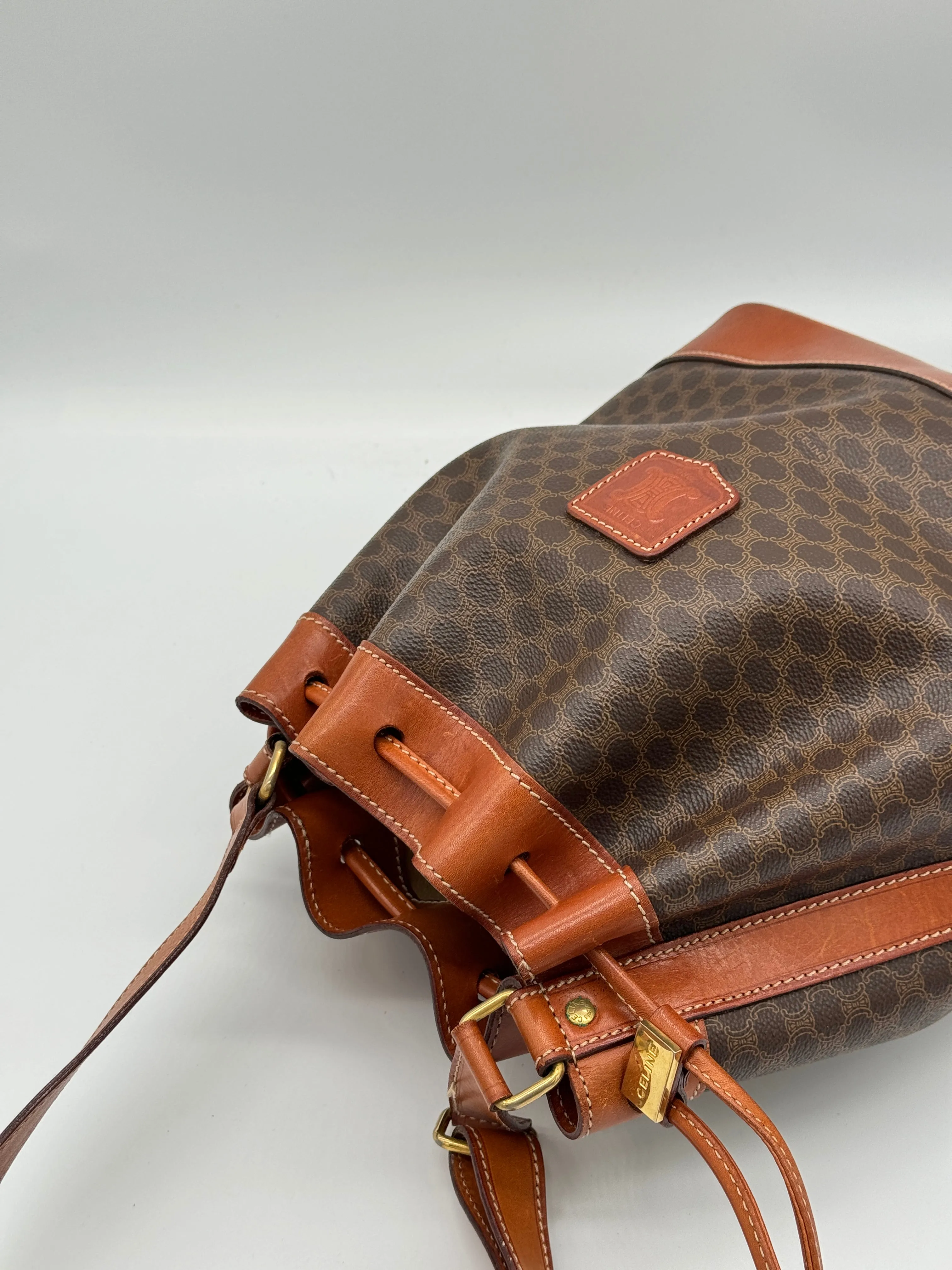 Céline Macadam Bucket Bag