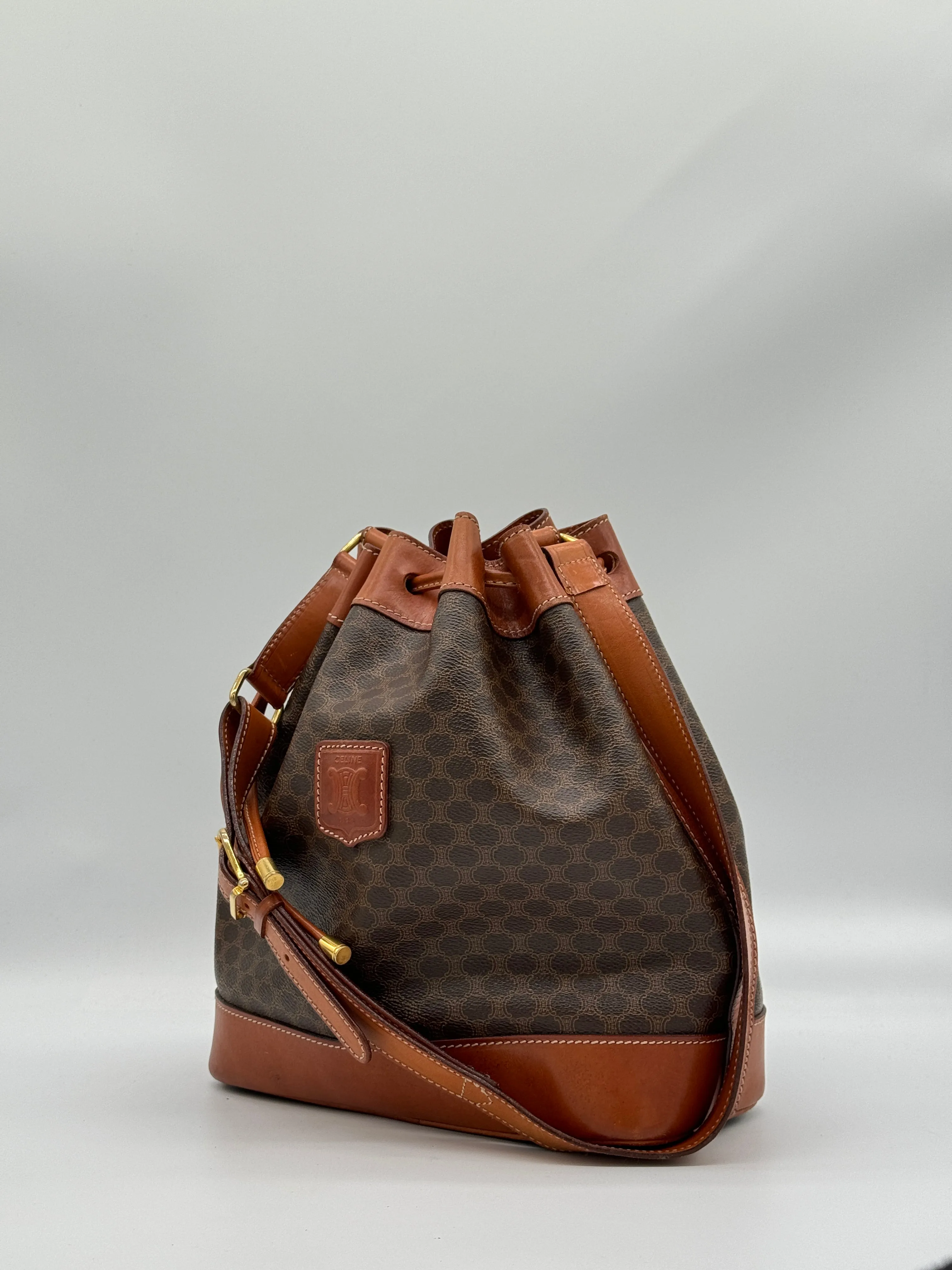 Céline Macadam Bucket Bag