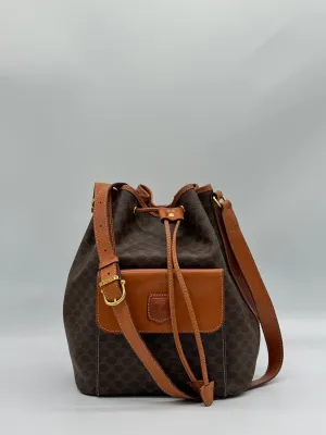 Céline Macadam Bucket Bag