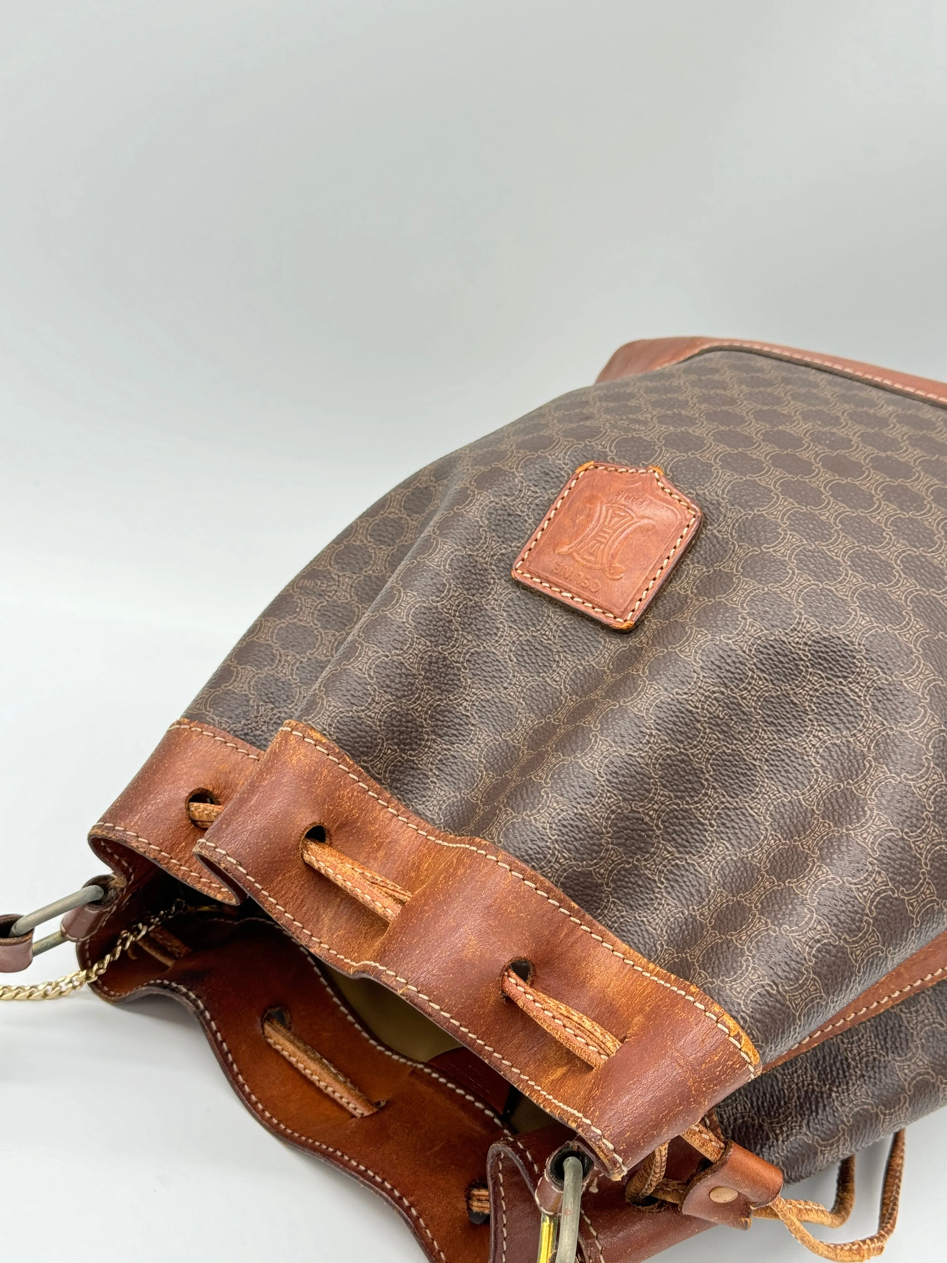 Céline Macadam Bucket Bag