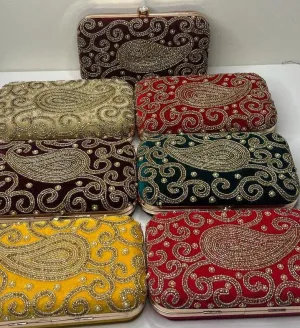 Clutch Bag, Women Wedding Gift, Party wear Handbag, Indian Handmade Clutch Purse for Women, Matching Bag, Wedding Favor, Return Gift