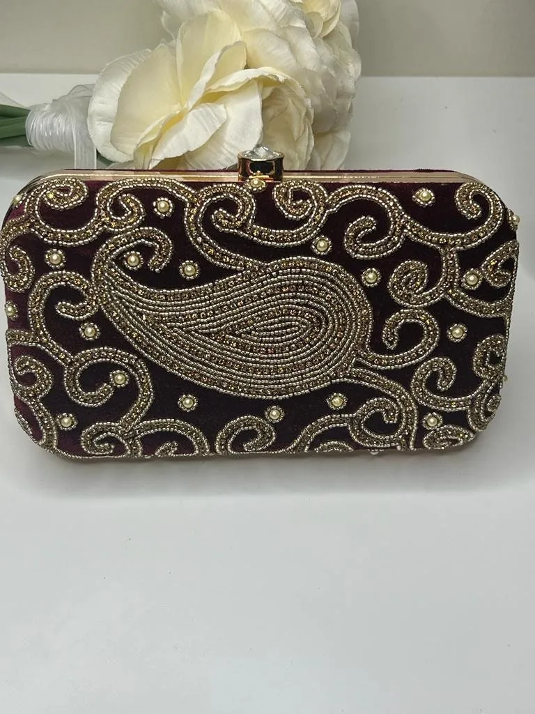 Clutch Bag, Women Wedding Gift, Party wear Handbag, Indian Handmade Clutch Purse for Women, Matching Bag, Wedding Favor, Return Gift