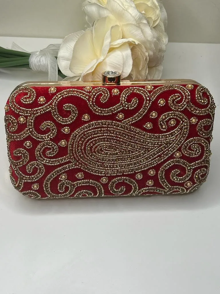Clutch Bag, Women Wedding Gift, Party wear Handbag, Indian Handmade Clutch Purse for Women, Matching Bag, Wedding Favor, Return Gift