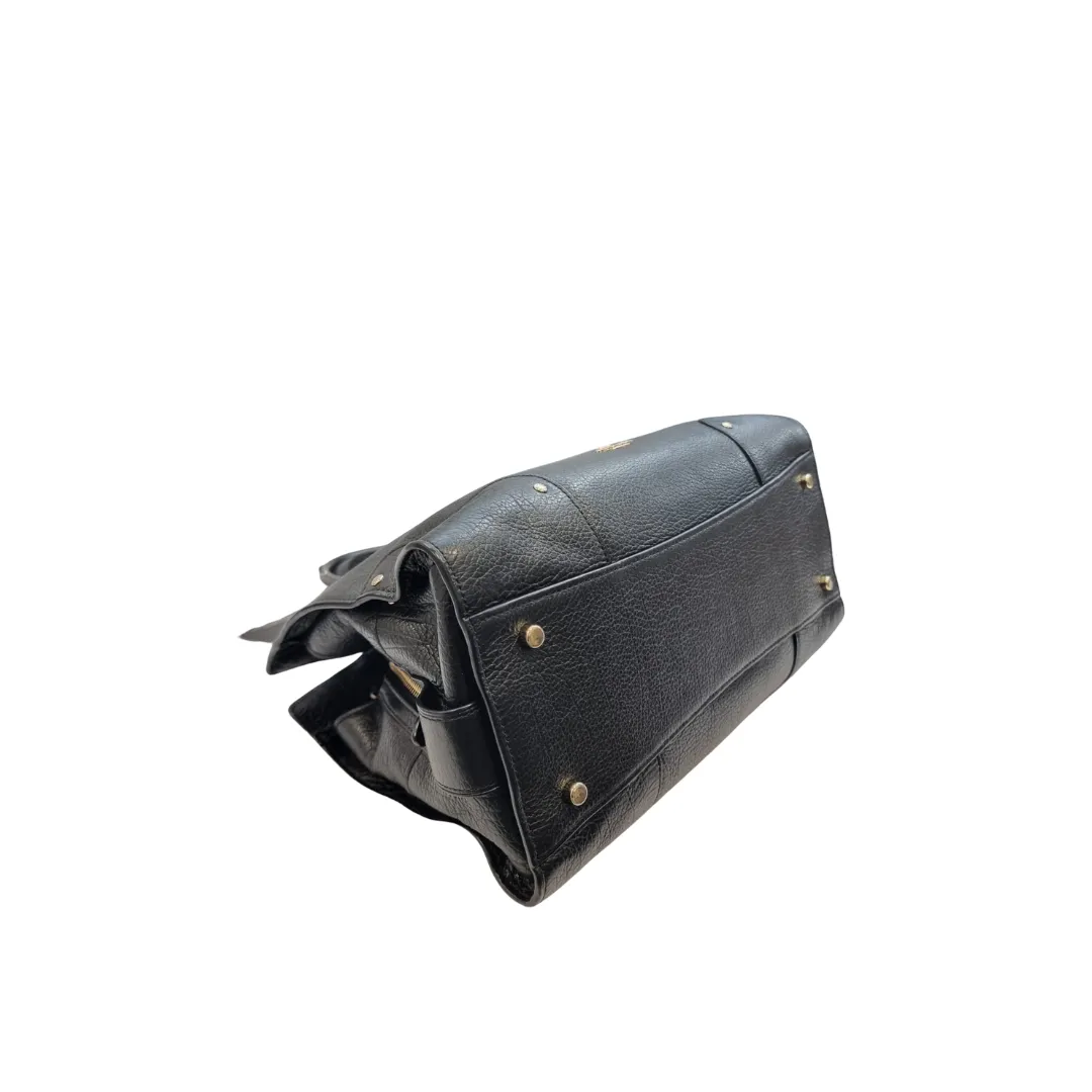 COACH Mercer 31 Satchel Grain Leather Shoulder Bag Handbag 37575 BLACK