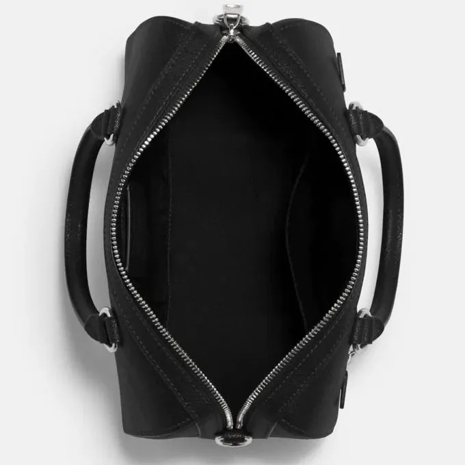 COACH Rowan Satchel Handbag with Detachable Strap for Shoulder/Crossbody Wear
