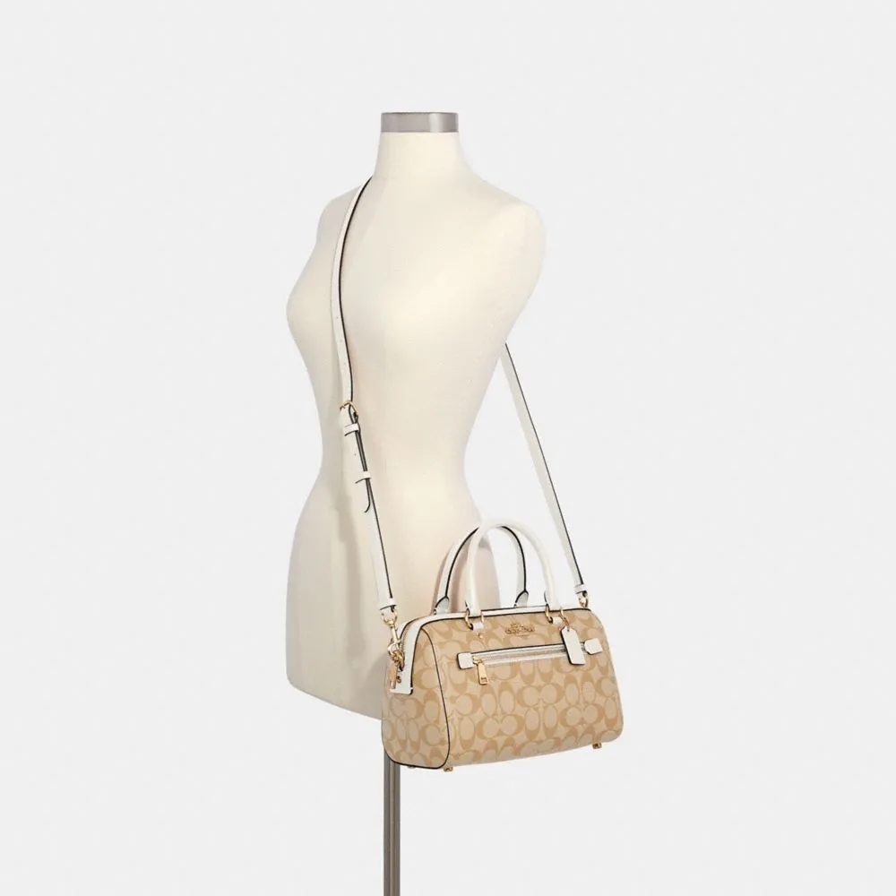 COACH Rowan Satchel In Signature Canvas