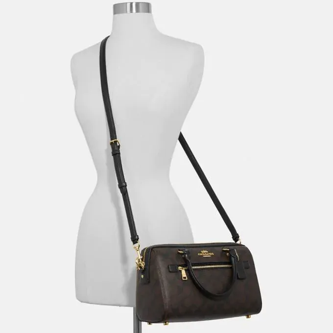 COACH Rowan Satchel In Signature Canvas