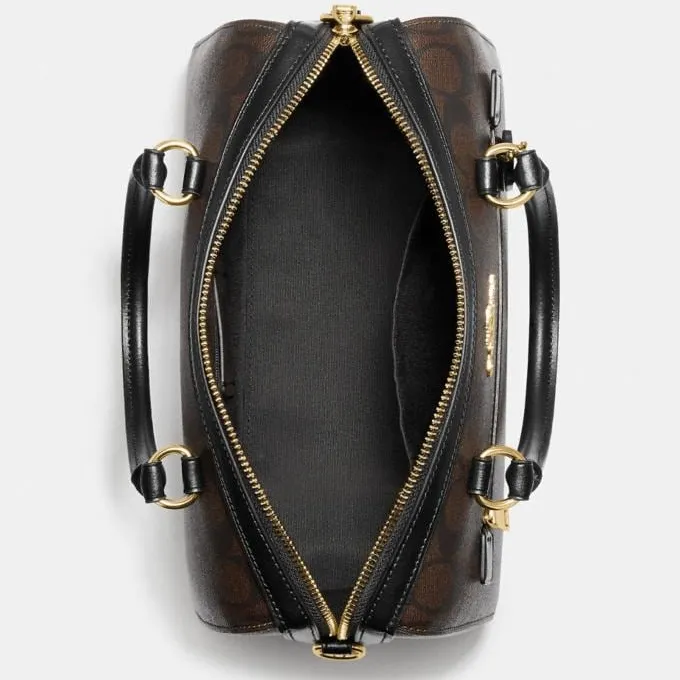 COACH Rowan Satchel In Signature Canvas