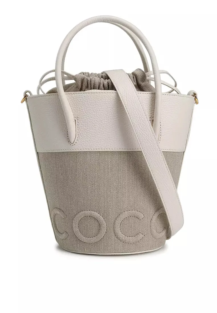 COCCINELLE MYRTHA MAXI LOGO CANVAS