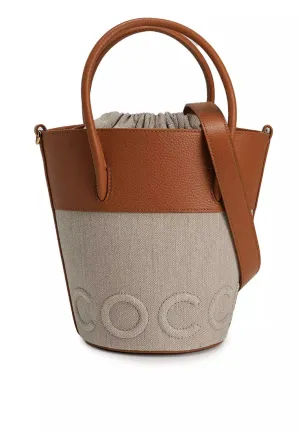 COCCINELLE MYRTHA MAXI LOGO CANVAS