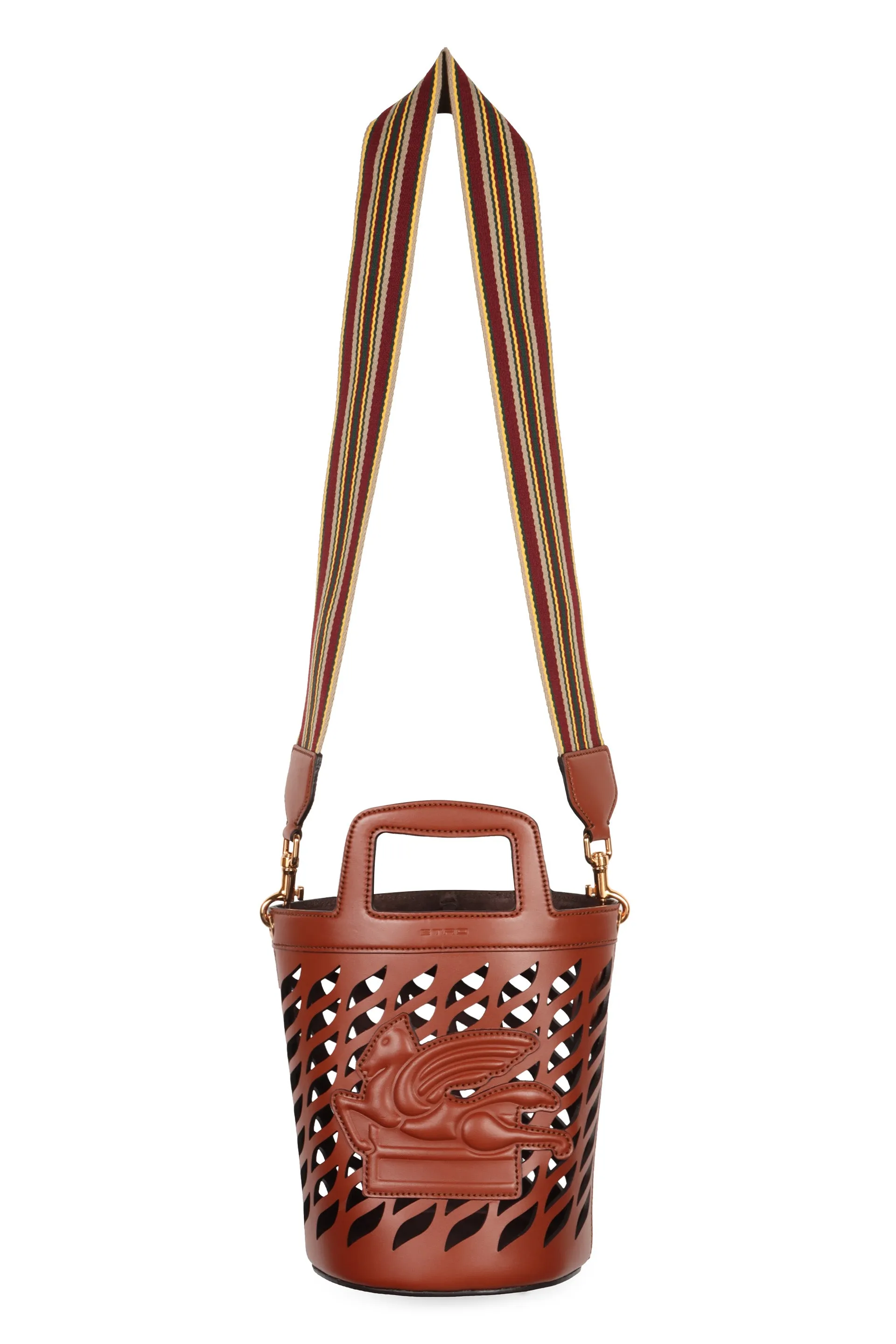 Coffa leather bucket bag
