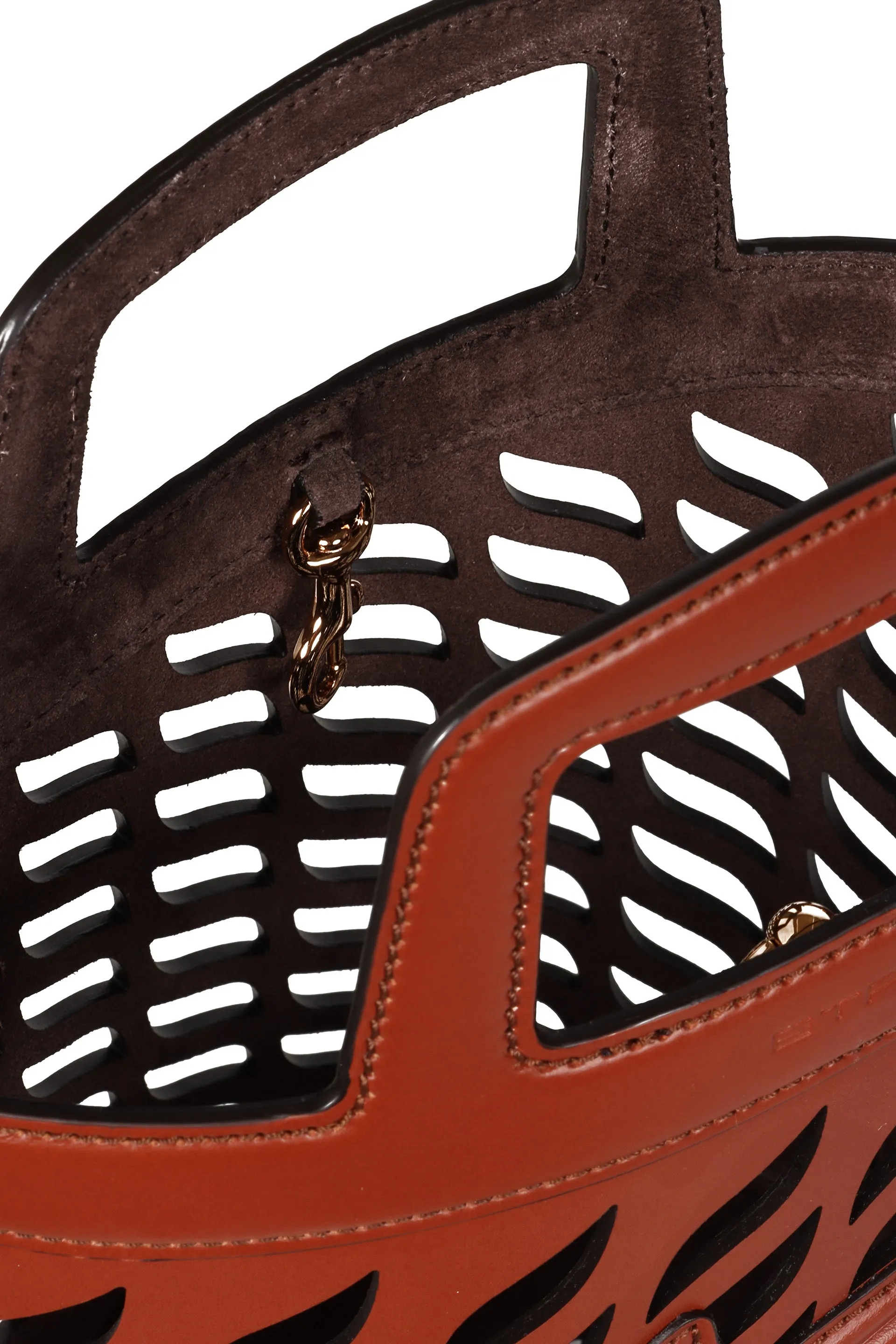 Coffa leather bucket bag