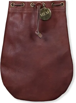 Col. Littleton No. 3 Large Possibles Leather Bag - Brown