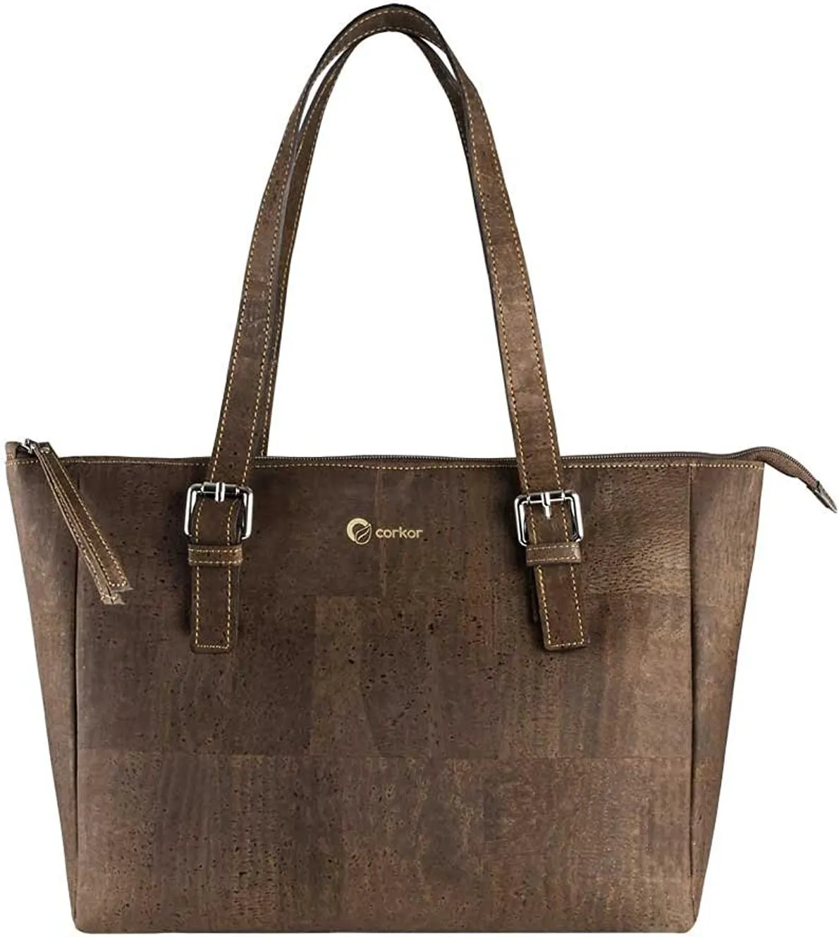 Cork Purse Vegan Handbag for Women | Cruelty Free Satchel Non Leather | Roomy Bag