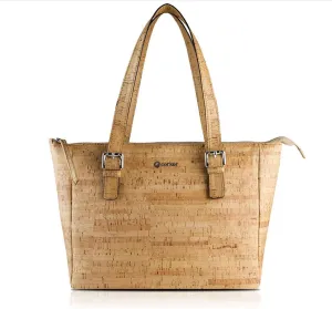 Cork Purse Vegan Handbag for Women | Cruelty Free Satchel Non Leather | Roomy Bag