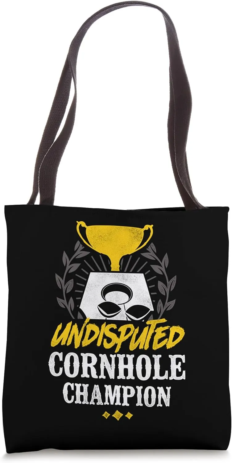 Cornhole Team Bean Bag Player Champ Undisputed Cornhole Tote Bag