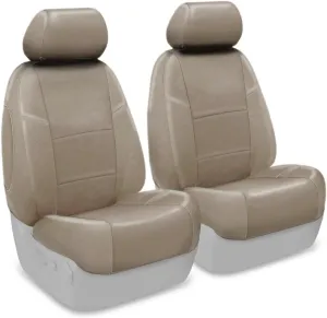 Coverking Custom Fit Front 50/50 Bucket Seat Cover for Select Mazda CX-5 Models - Rhinohide (Sand)