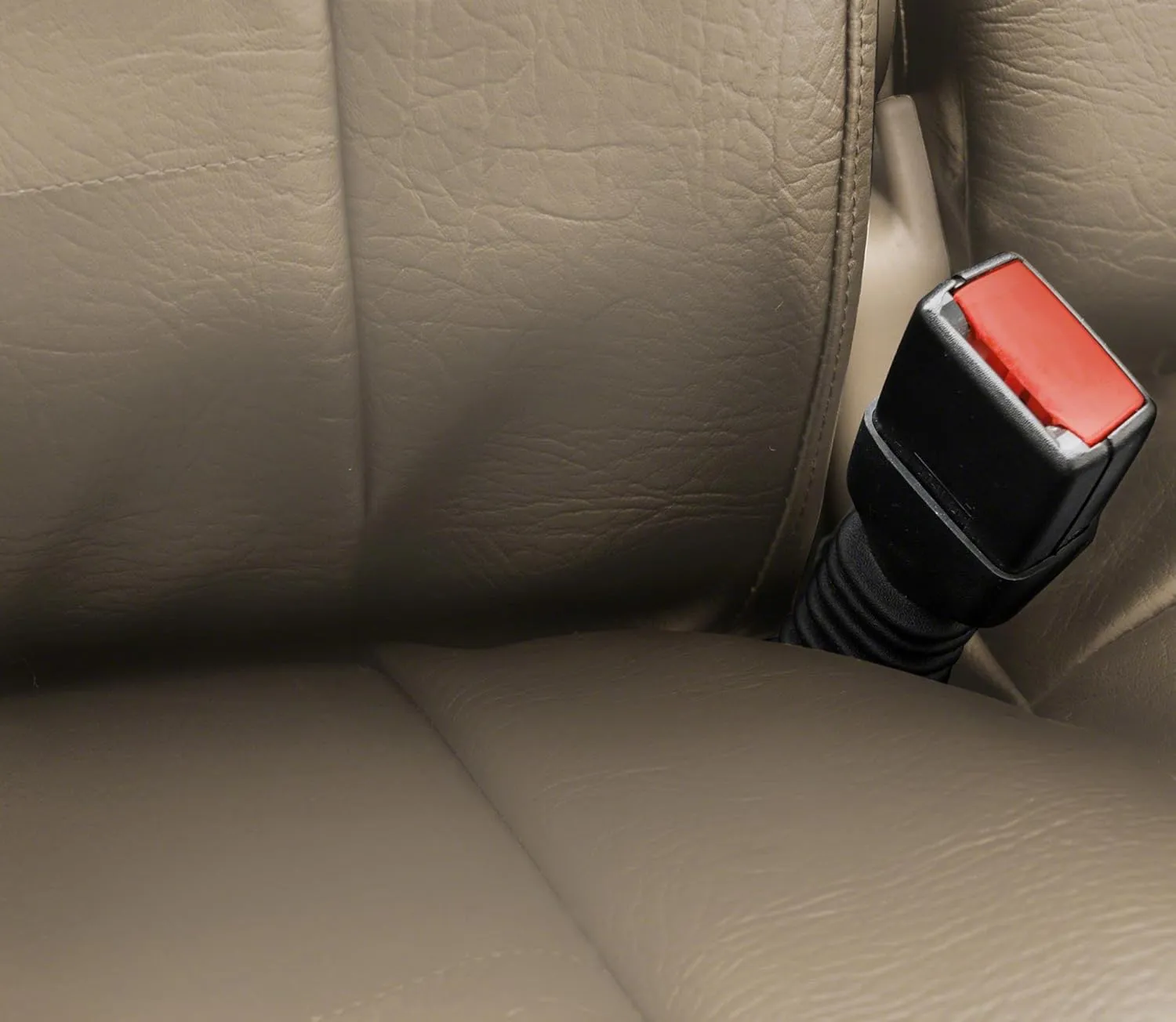 Coverking Custom Fit Front 50/50 Bucket Seat Cover for Select Mazda CX-5 Models - Rhinohide (Sand)