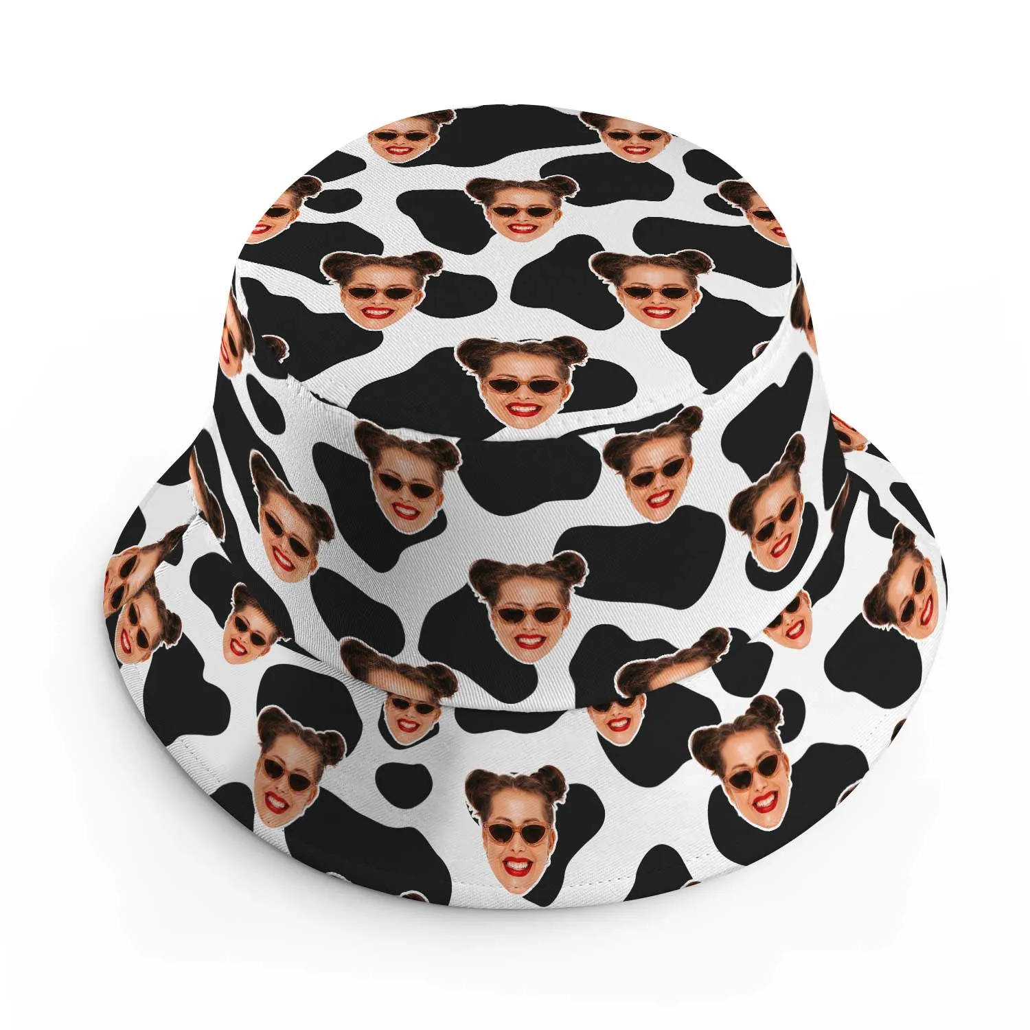 Cow Print Custom Bucket Hat
