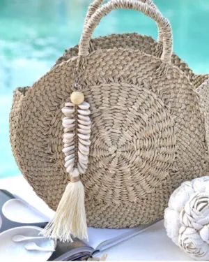 Cowrie Shell Keyring - Fishtail Design