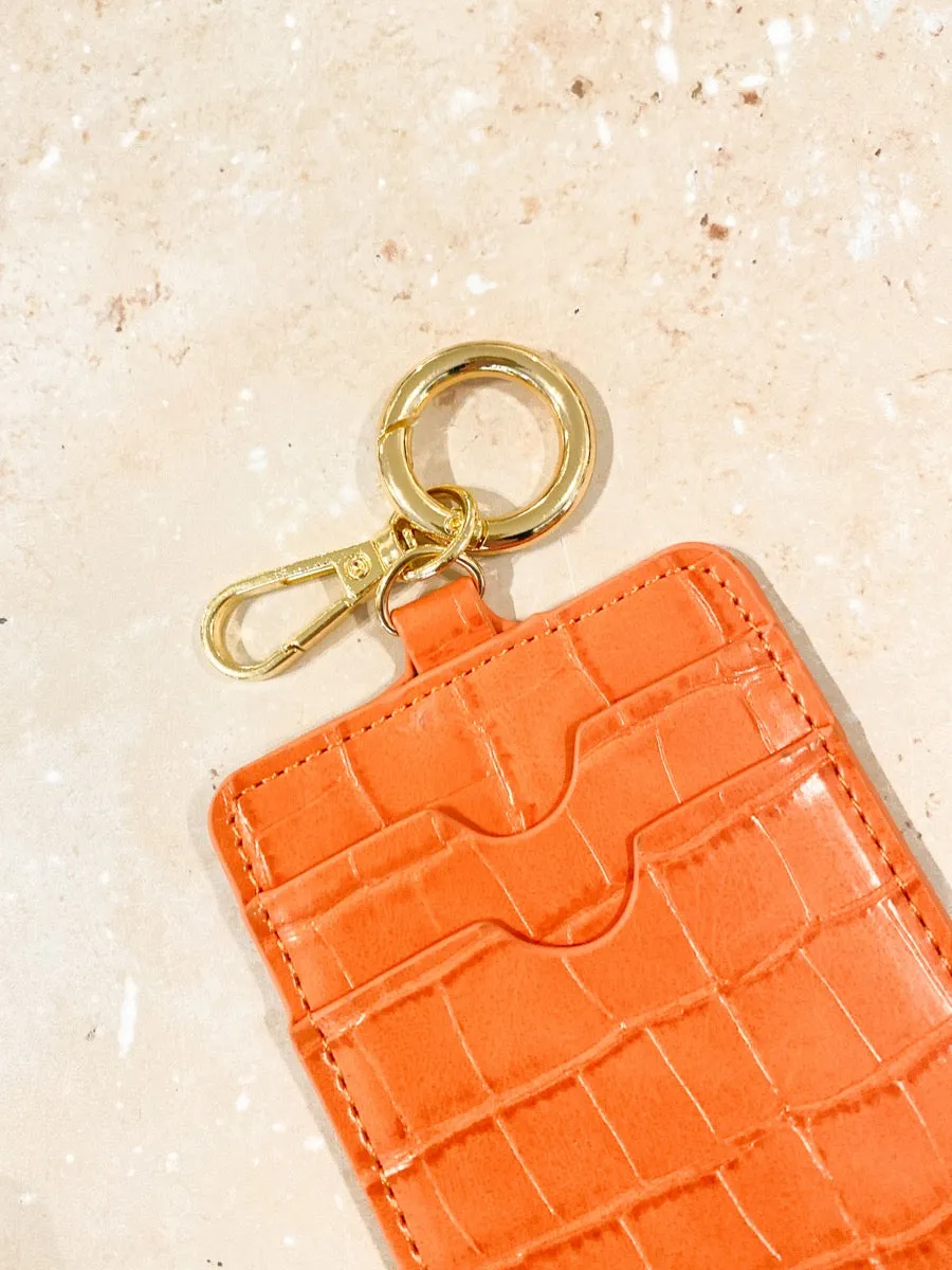Croc Keyring Card Holder